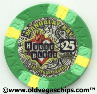 Mandalay Bay House of Blues $25 Casino Chip