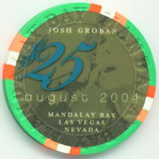 Mandalay Bay Josh Groban 2004 $25 Casino Chip