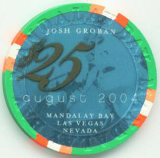 Mandalay Bay Josh Groban 2004 $25 Casino Chip