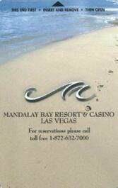 Las Vegas Mandalay Bay Hotel Room Key