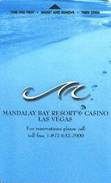Las Vegas Mandalay Bay Hotel Room Key