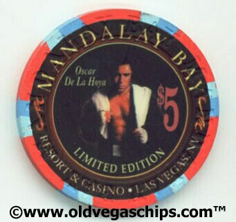 Mandalay Bay Oscar De La Hoya $5 Casino Chip