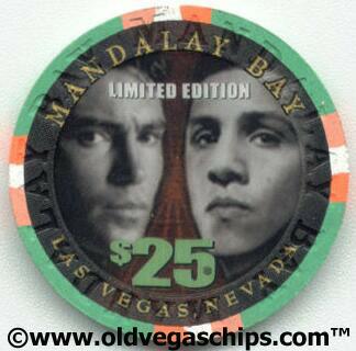 Mandalay Bay De La Hoya Vs. Fernando Vargas 2002 $25 Casino Chip