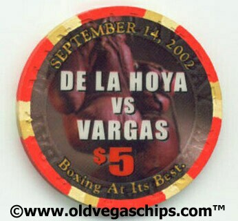 Mandalay Bay Fernando Vargas $5 Casino Chip