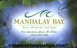 Las Vegas Mandalay Bay Millennium Hotel Room Key