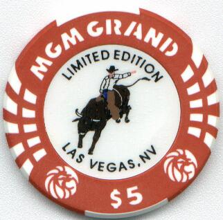 MGM Grand Ty Murray $5 Casino Chip