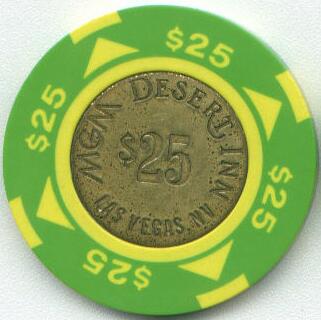 Las Vegas MGM Desert Inn $25 Casino Chip