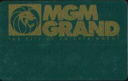 Las Vegas MGM Grand Hotel Room Key