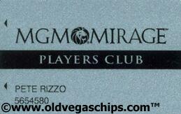 Mirage Casino Slot Club Card