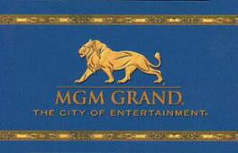 Las Vegas MGM Grand Hotel Room Key