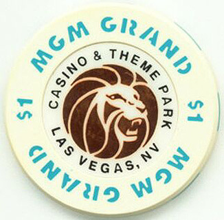 Las Vegas MGM Grand $1 Casino Chips