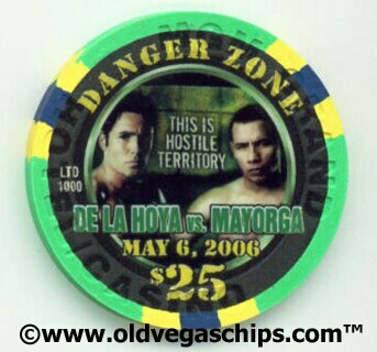 MGM Grand De La Hoya VS. Mayorga $25 Casino Chip 