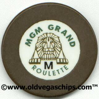 MGM Grand First Issue Roulette Casino Chip