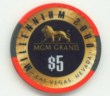 MGM Grand Millennium $5 Casino Chip