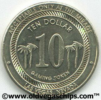 Las Vegas Mirage $10 Casino Token 