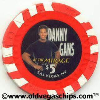Las Vegas Mirage $5 Danny Gans casino chip