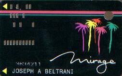 Mirage Casino Slot Club Card 
