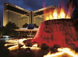 The Volcano at the Mirage Hotel 