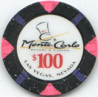 Las Vegas Monte Carlo $100 Casino Chip