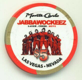 Monte Carlo Jabbaockeez 2011 $5 Casino Chip