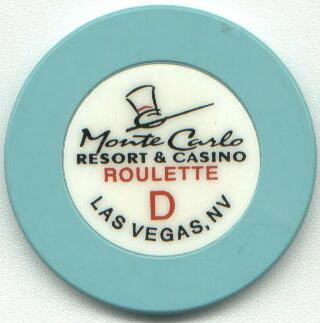 Las Vegas Monte Carlo Roulette Casino Chip