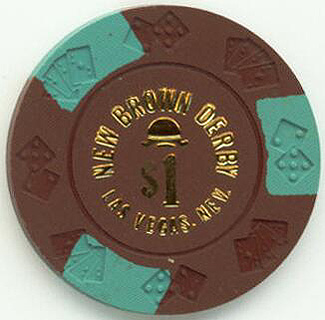 New Brown Derby $1 Casino Chip