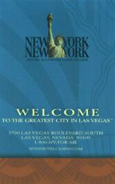 New York, New York Hotel Room Key