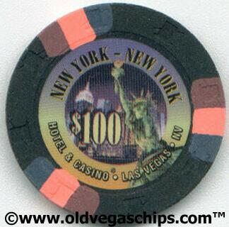 New York, New York New Issued $100 Casino Chip