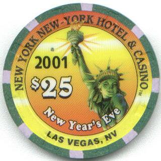 New York New York New Year $25 Casino Chip