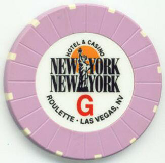 New York, New York Complete Roulette Casino Chip Set 