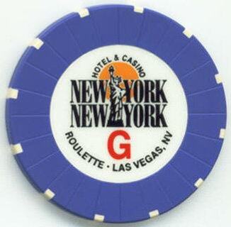 New York, New York Complete Roulette Casino Chip Set 