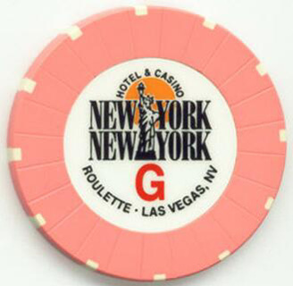 New York, New York Complete Roulette Casino Chip Set 