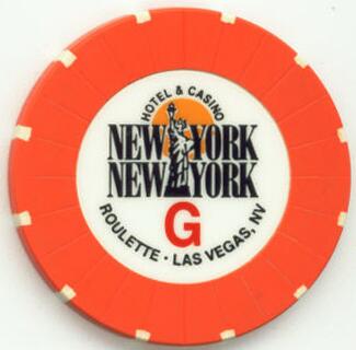 New York, New York Complete Roulette Casino Chip Set 
