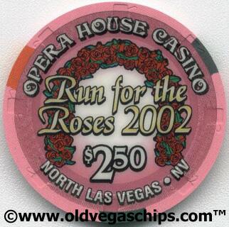 Opera House Kentucky Derby 2002 $2.50 Casino Chip