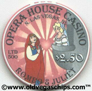Opera House Valentine's Day 2003 $2.50 Chip 