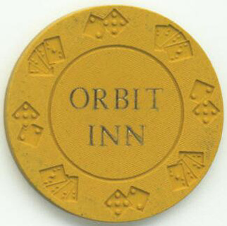 Las Vegas Orbit Inn Roulette Casino Chip