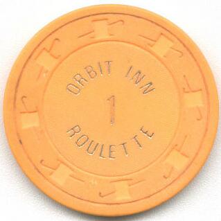 Las Vegas Orbit Inn Roulette Casino Chip