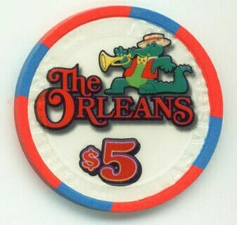 Orleans Casino 10th Anniversary $5 Casino Chip 