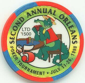 Orleans Casino 2nd Poker Tournament $5 Casino Chip