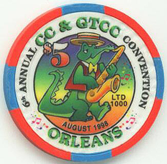 Orleans Casino 6th CC&GTCC Convention $5 Casino Chip