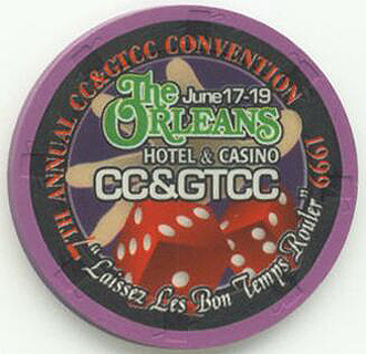 Orleans Casino CC&GTCC Promo Chip