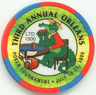 Orleans Casino 3rd Poker Tournament $5 Casino Chip