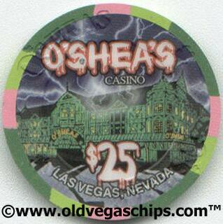 O'Shea's Casino Halloween 2001 $25 Casino Chip 