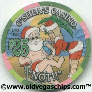 O'Shea's Casino Christmas 2001 $25 Casino Chip