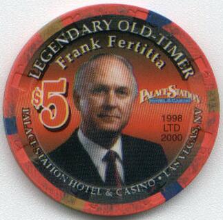 Palace Station Frank Fertitta $5 Casino Chip