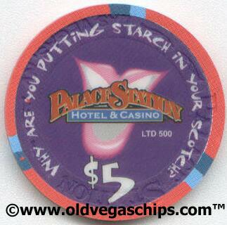 Palace Station "Stiff Drink" $5 Casino Chip