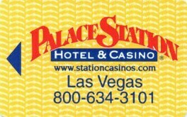 Las Vegas Palace Station Hotel Room Key