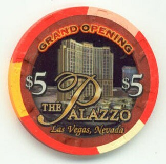 Palazzo Hotel $5 Casino Chip
