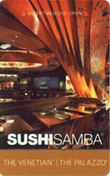 Palazzo Sushi Samba Hotel Room Key