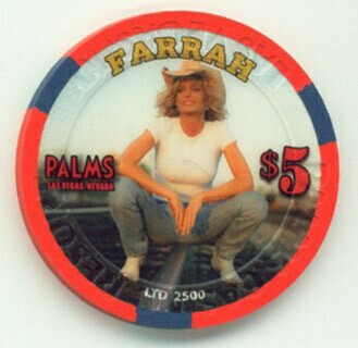 Palms Hotel Farrah Fawcett Chip